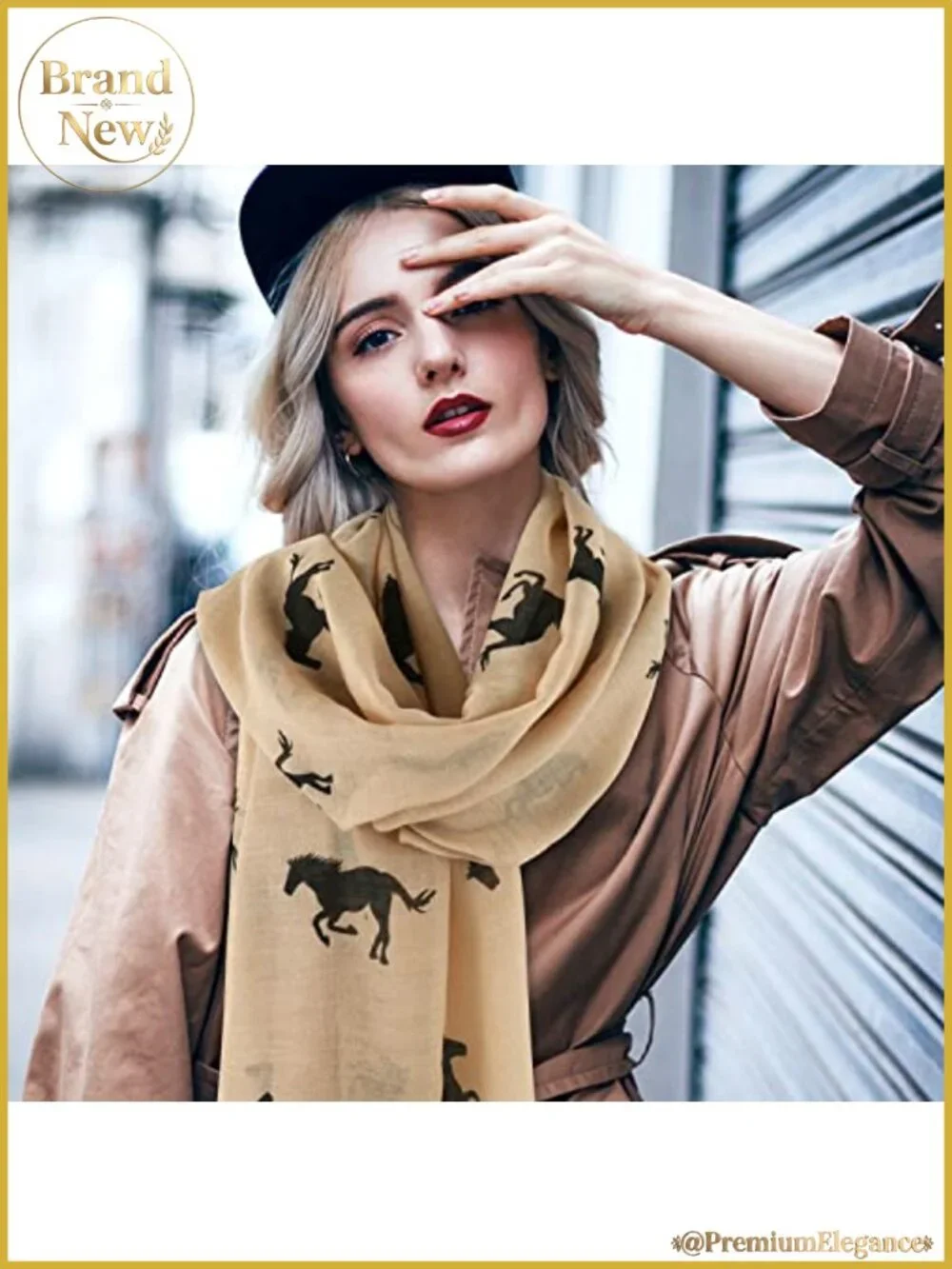 Lightweight Viscose Animal Print Scarf Shawl Wrap Women Travel Beach